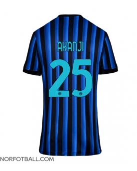 Billige Fotballdrakt Inter Milan Manuel Akanji #25 Replika Hjemmedrakt Dame 2025-26 Kortermet Billige Fotballdrakt Inter Milan Manuel Akanji #25 Replika Hjemmedrakt Dame 2025-26 Kortermet